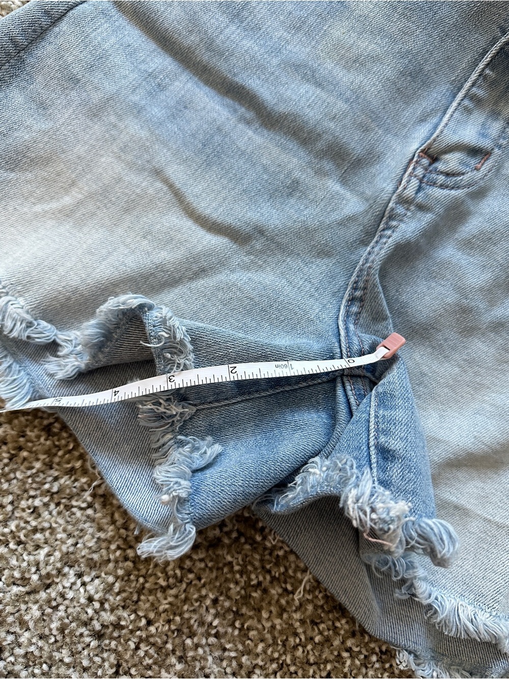 Judy Blue Light Blue Braided Waist Denim Shorts - Picture 7 of 7